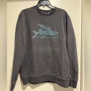 Men’s Patagonia Crew Fly Fishing Sweatshirt Size Small